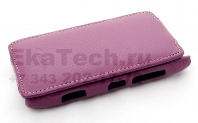 Чехол кожаный Melkco Jacka Type для Nokia N8 сиреневый