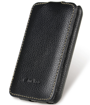 Чехол-книжка кожаный Melkco для LG G4 F500 черный