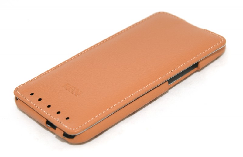 Чехол Kuboq J Flip Style для HTC One M7 коричневый