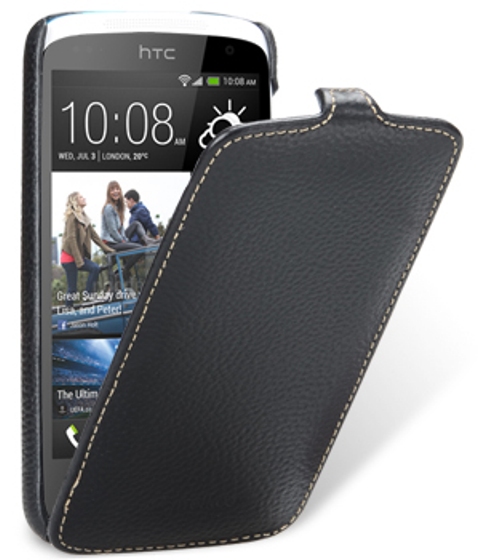Чехол кожаный Melkco Jacka Type для HTC Desire 500 Dual Sim черный