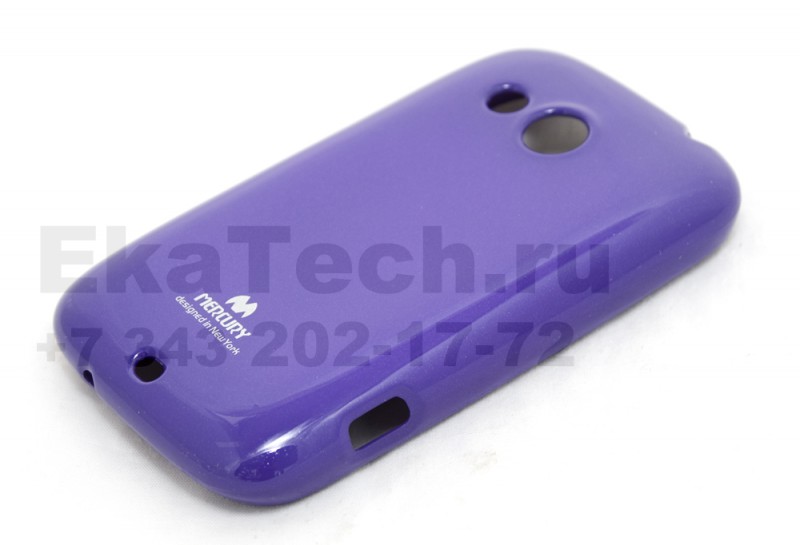 Чехол гелиевый Mercury Jelly для HTC Desire C фиолетовый