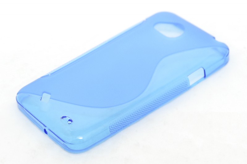 Чехол гелевый для HTC Desire VC t328d синий