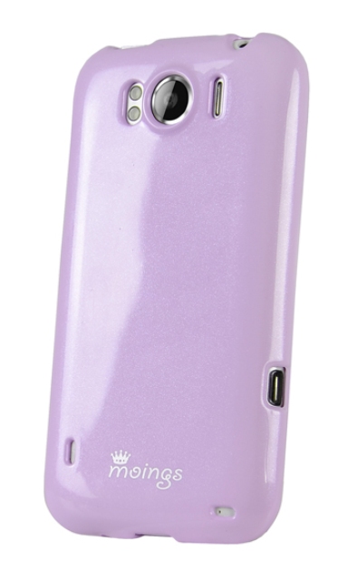 Чехол гелевый Moings для HTC Sensation XL сиреневый