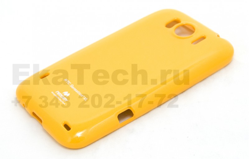 Чехол гелиевый Mercury Jelly для HTC Sensation XL желтый