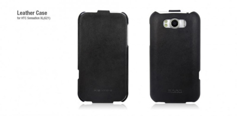 Чехол кожаный HOCO для HTC Sensation XL черный
