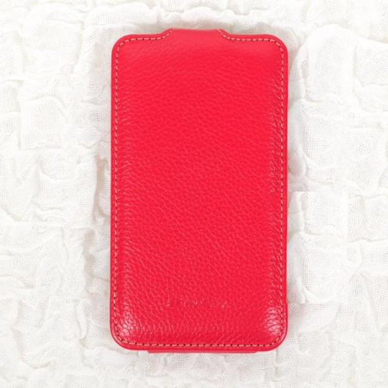 Чехол кожаный Melkco Jacka Type для HTC Sensation XL красный