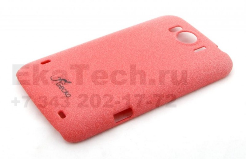 Чехол пластиковый Gecko Sand Type для HTC Sensation XL красный