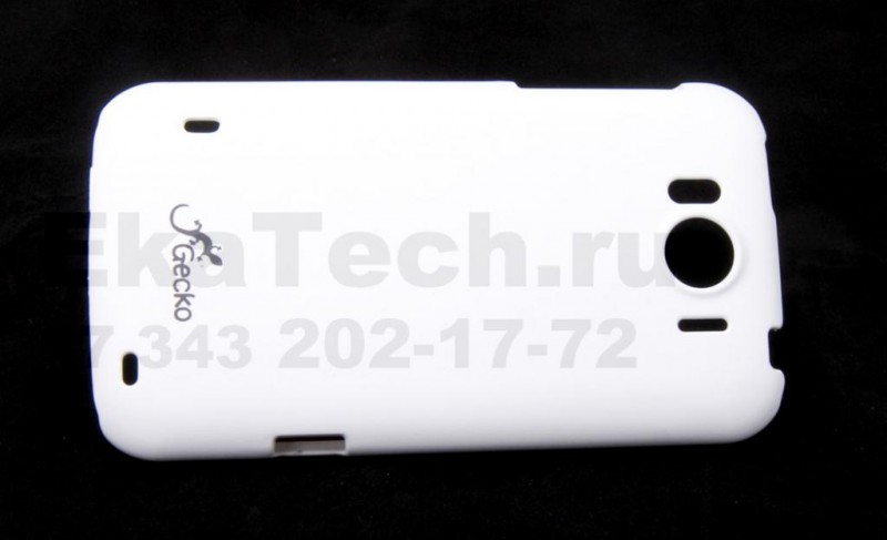 Чехол пластиковый Gecko для HTC Sensation XL белый