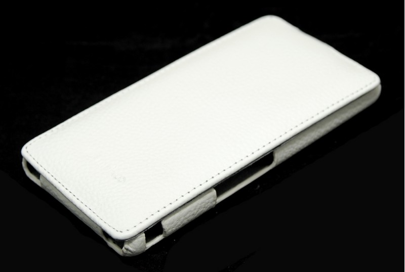 Чехол кожаный Melkco Jacka Type для Sony Xperia ZR белый
