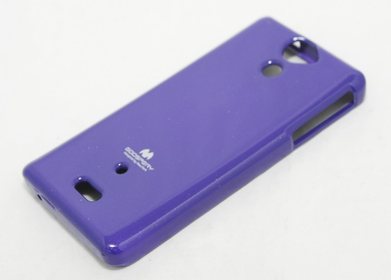 Чехол гелевый Mercury Jelly для Sony Xperia V фиолетовый