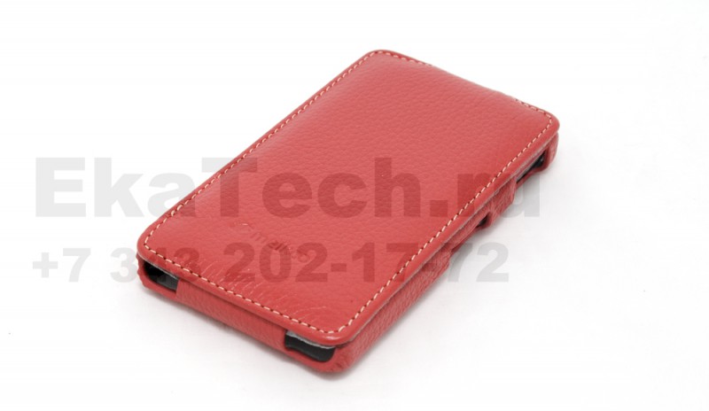 Чехол кожаный Melkco Jacka Type для Sony Xperia Go ST 27i красный
