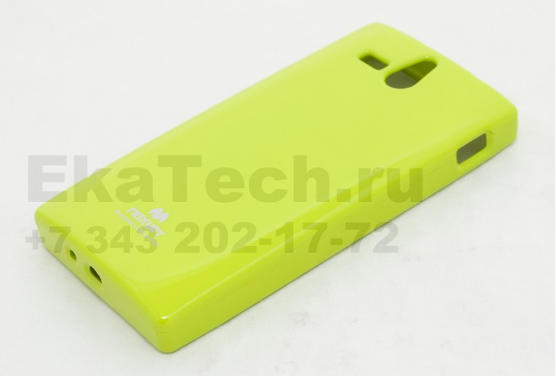 Чехол гелиевый Mercury Jelly для Sony Xperia U зеленый