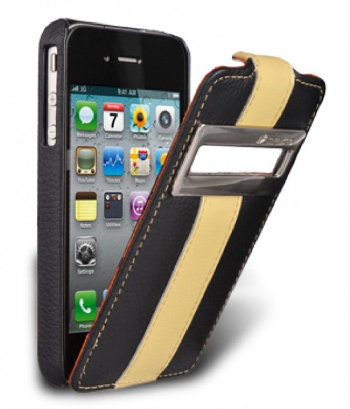 Чехол кожаный Melkco Jacka ID Type для Apple Iphone 4