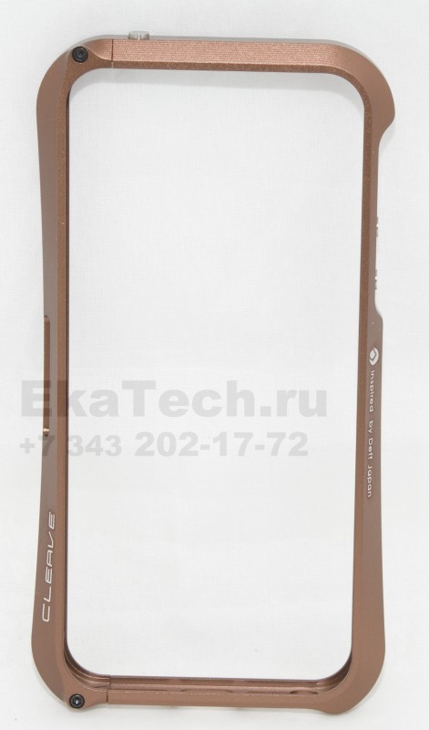 Алюминиевый чехол Deff Cleave для Apple iPhone 5 коричневый