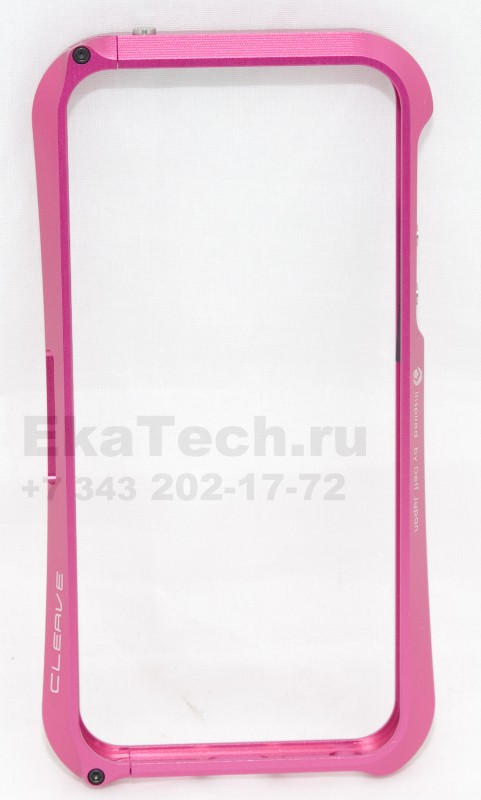 Алюминиевый чехол Deff Cleave для Apple iPhone 5 розовый