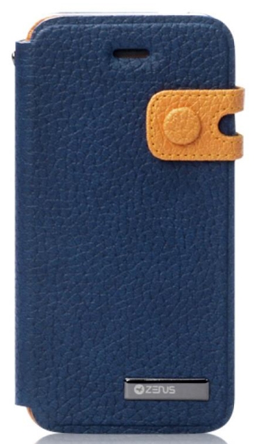 Чехол Zenus Masstige Color Edge Diary для Apple iPhone 5 темно-синий