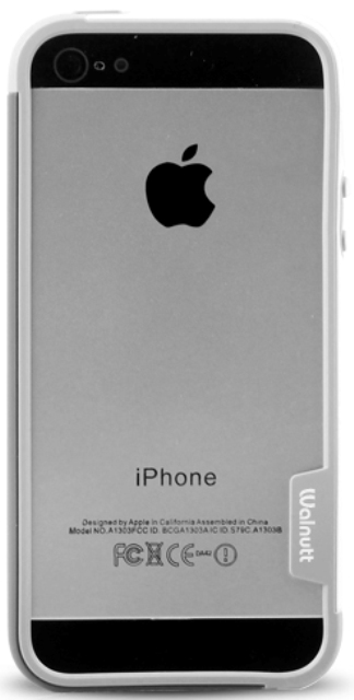 Чехол Zenus Wallnutt Bumper Trio для Apple iPhone 5