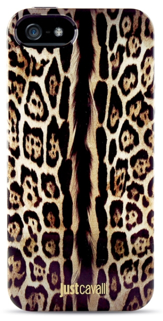 Чехол гелевый Just Cavalli Leopard JCIPC5LEOPARD1 для Apple iPhone 5 светлый