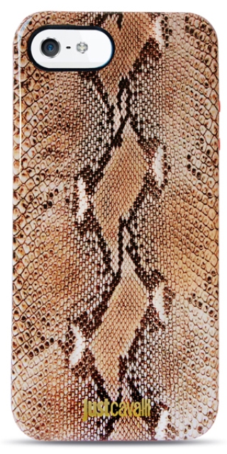 Чехол гелевый Just Cavalli Python JCIPC5PYTHON1 для Apple iPhone 5 песочный