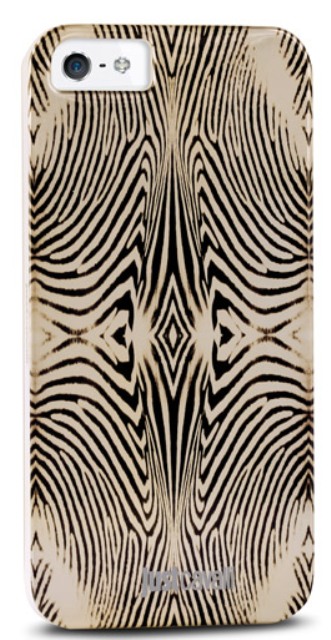 Чехол гелевый Just Cavalli Zebra JCIPC5ZEBRAGOLD для Apple iPhone 5 желтый