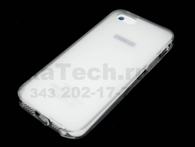 Чехол гелевый Kucipa для Apple iPhone 5 белый
