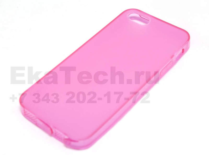 Чехол гелевый Kucipa для Apple iPhone 5 розовый