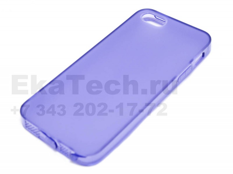 Чехол гелевый Kucipa для Apple iPhone 5 фиолетовый