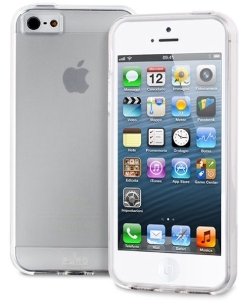 Чехол гелевый PURO Plasma для Apple iPhone 5 прозрачный