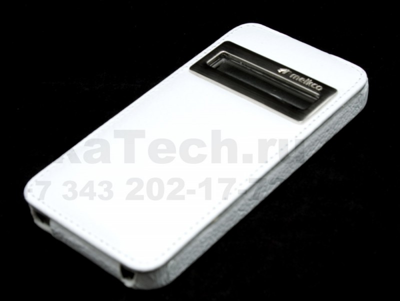 Чехол кожаный Melkco Jacka ID Type для Apple iPhone 5 белый