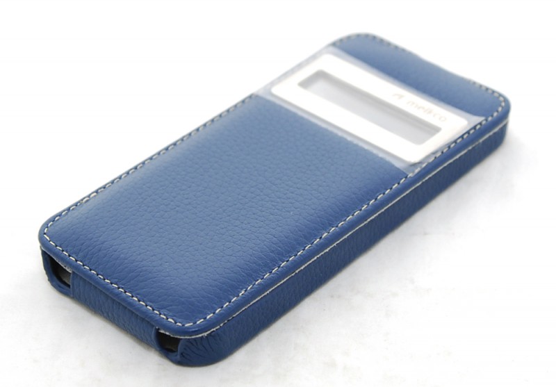 Чехол кожаный Melkco Jacka ID Type для Apple iPhone 5 синий