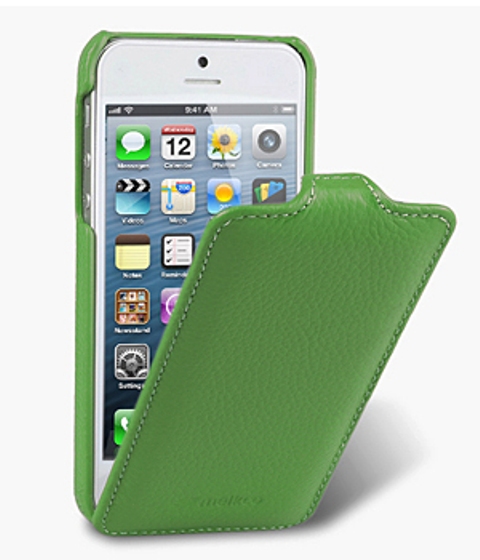 Чехол кожаный Melkco Jacka Type для Apple iPhone 5 зеленый