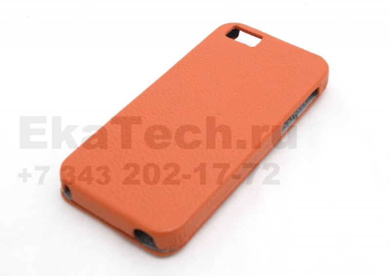 Чехол кожаный Melkco Jacka Type для Apple iPhone 5 оранжевый