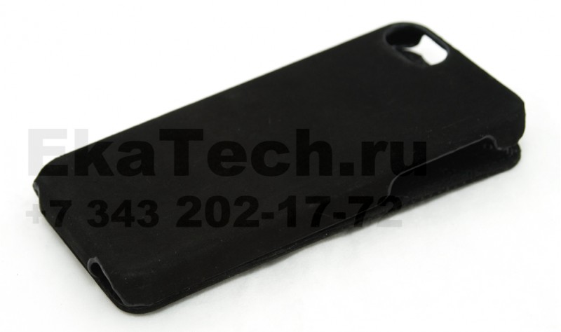 Чехол кожаный Melkco Jacka Type для Apple iPhone 5 черная замша