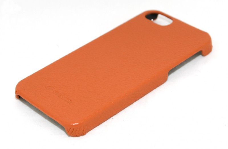 Чехол кожаный Melkco Snap для Apple iPhone 5 оранжевый