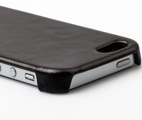 Кожаная накладка для iPhone 5 Zenus Estime Bar горький шоколад