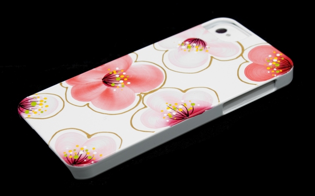 Чехол пластиковый iCover Cherry Blossoms для Apple iPhone 5 красный IP5-HP