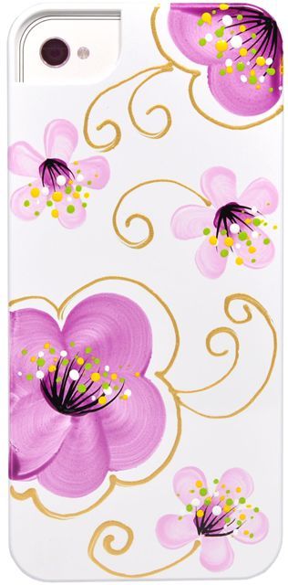 Чехол пластиковый iCover Cherry Blossoms для Apple iPhone 5 фиолетовый IP5-HP