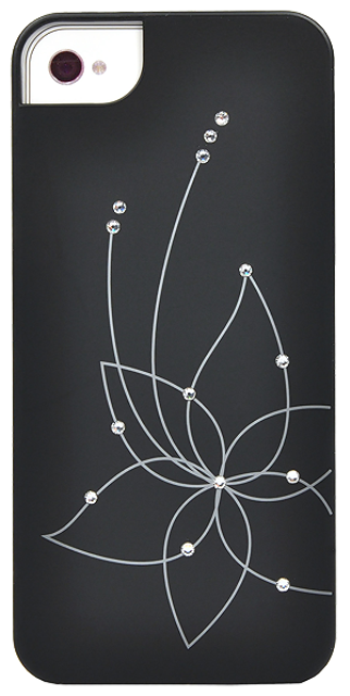 Чехол пластиковый iCover Swarovski New Design для Apple iPhone 5 черный IP5-SW13-BK