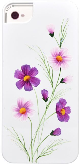 Чехол пластиковый iCover Wild Flower для Apple iPhone 5 фиолетовый IP5-HP