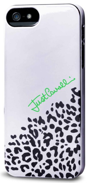 Чехол пластиковый Just Cavalli Iridescent JCIPC5IRISIL для Apple iPhone 5 серебряный