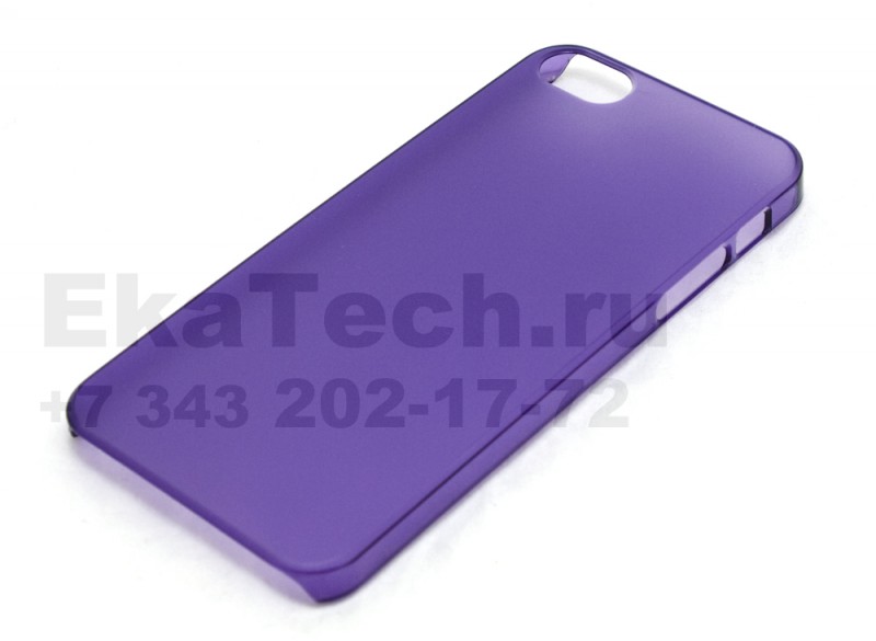 Чехол пластиковый JustinCase Thin Type для  Apple iPhone 5 фиолетовый