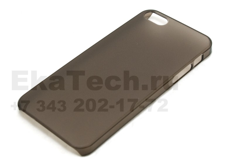 Чехол пластиковый JustinCase Thin Type для  Apple iPhone 5 черный