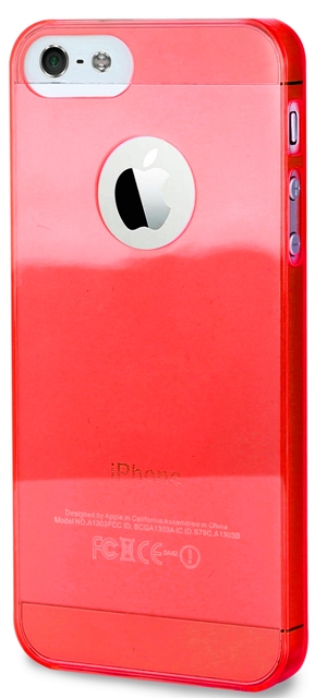 Чехол пластиковый PURO Crystal для Apple iPhone 5 красный