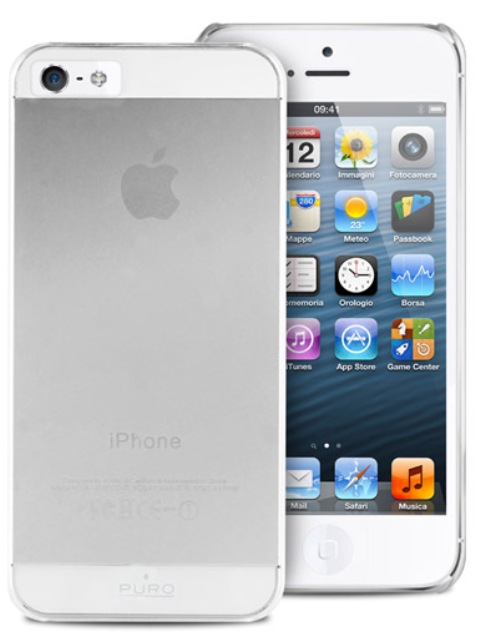 Чехол пластиковый PURO Fog для Apple iPhone 5 прозрачный