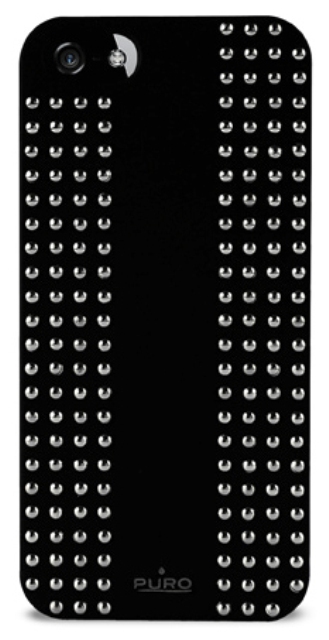 Чехол пластиковый PURO Rock для Apple iPhone 5 черный