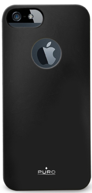 Чехол пластиковый PURO Soft для Apple iPhone 5 черный
