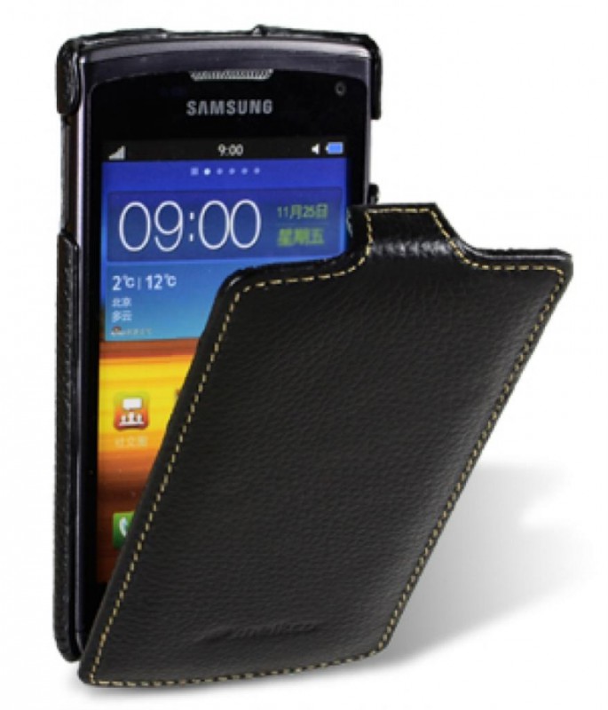 Чехол кожаный Melkco Jacka Type для Samsung Wave 3 S8600 черный