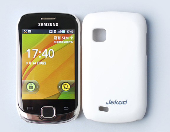 Чехол пластиковый Jekod для Samsung S5670 Galaxy Fit белый