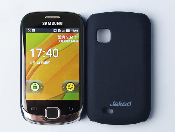 Чехол пластиковый Jekod для Samsung S5670 Galaxy Fit черный