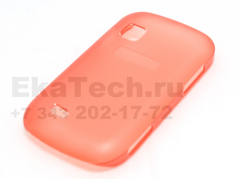 Чехол пластиковый JustinCase Thin Type для Samsung Galaxy Fit S5670 красный